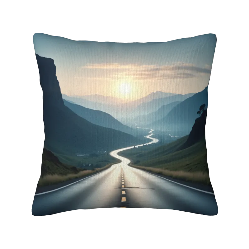 Forest Mist Plush Pillow Cover - Okomall