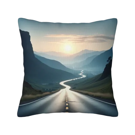 Forest Mist Plush Pillow Cover - Okomall