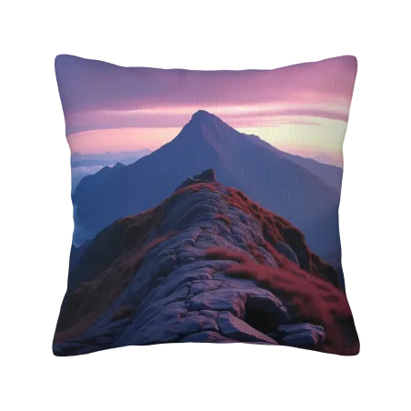 夢幻山巒毛絨抱枕套 - Okomall