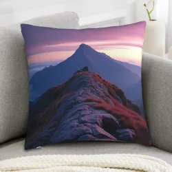 夢幻山巒毛絨抱枕套 - Okomall