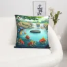 森林小径毛绒抱枕套 - Okomall