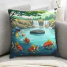 Forest Path Plush Pillow Cover - Okomall