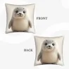 Funda de cojín de peluche de foca adorable - OkOmall