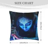 Housse de Coussin en Peluche Motif Ciel Étoilé - Okomall