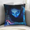 Housse de Coussin en Peluche Motif Ciel Étoilé - Okomall