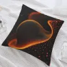 Coussin décoratif à motif abstrait de texture liquide - Okomall