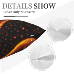 Coussin décoratif à motif abstrait de texture liquide - Okomall