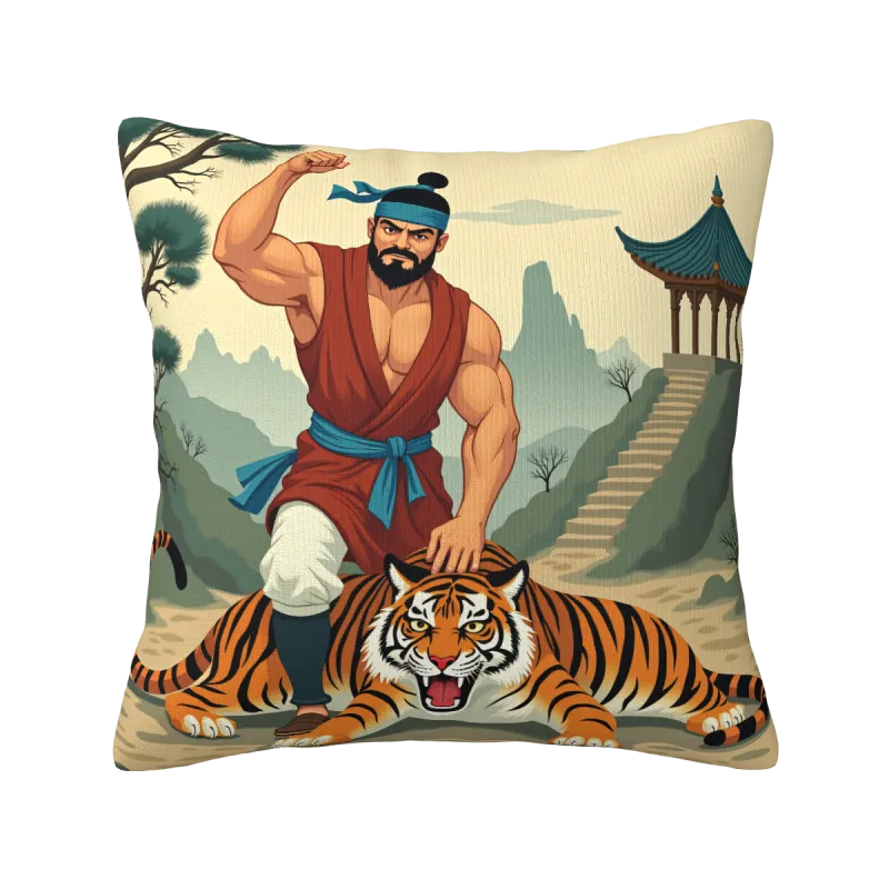 Samurai Kissenbezug - 45x45 cm (18x18 Zoll) | Omar