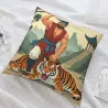 武士抱枕套 - 18x18 英寸 | Okomall