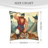 武士抱枕套 - 45x45 厘米（18x18 英寸） | 奥马尔