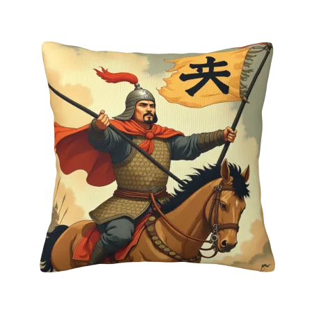 武將系列毛絨抱枕套 - 威風凜凜將軍 | Okomall