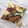 Housse de coussin en peluche de la série des guerriers - Général imposant | Okomall