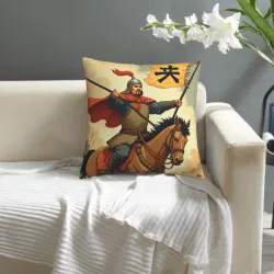 武將系列毛絨抱枕套 - 威風凜凜將軍 | Okomall