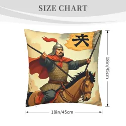 武將系列毛絨抱枕套 - 威風凜凜將軍 | Okomall