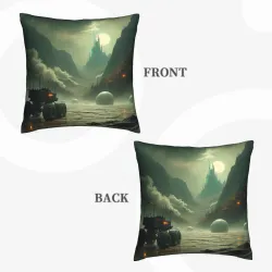 Mystic Forest Plush Pillow Cover - Okomall