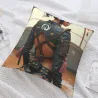 Federa cuscino in peluche a tema esotico - Okomall