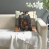 Funda de cojín de felpa con encanto exótico - Okomall