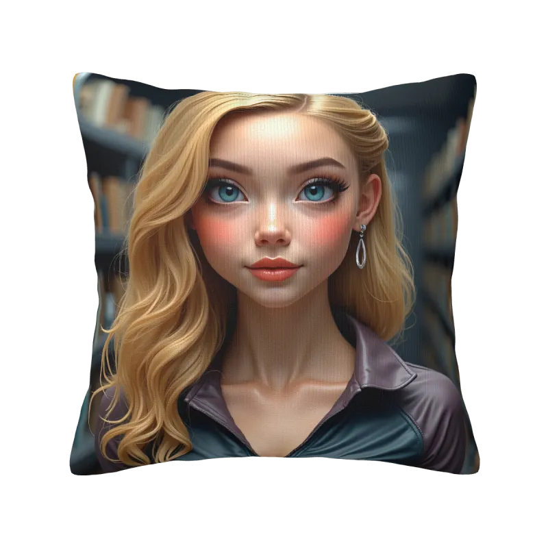 Housse de coussin en peluche Magical Girl - Okomall