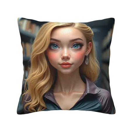Housse de coussin en peluche Magical Girl - Okomall