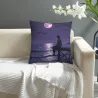 Taie d'Oreiller en Peluche Nuit Étoilée et Vue Mer - Okomall