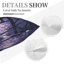 Taie d'Oreiller en Peluche Nuit Étoilée et Vue Mer - Okomall
