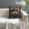 Housse de coussin en peluche style steampunk vintage - Okomall