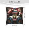 Housse de coussin en peluche style steampunk vintage - Okomall