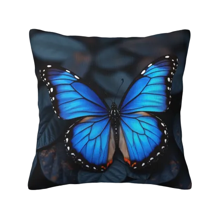 غطاء وسادة من الفرو المطبوع على الوجهين - 18 × 18 بوصة | OKOMALL