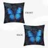 Housse de coussin en peluche à motif double face - 18x18 pouces | OKOMALL