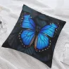 غطاء وسادة من الفرو المطبوع على الوجهين - 18 × 18 بوصة | OKOMALL
