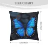 Housse de coussin en peluche à motif double face - 18x18 pouces | OKOMALL