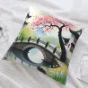 풍경화가 그려진 плюшевая подушка - Okomall