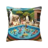 Copri-cuscino in peluche per festa estiva in piscina - Okomall