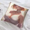 Federa cuscino in peluche a tema ragazza carina - Okomall