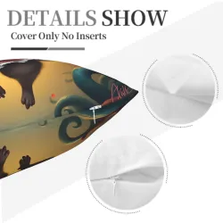 Gentleman Pig Plush Pillow Cover - Okomall
