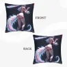 Housse de coussin en peluche de jeune fille fantôme - 18x18 pouces | Okomall