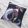 魅影少女毛绒抱枕套 - 18x18英寸 | Okomall