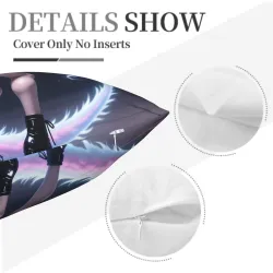 Mystic Shadow Plush Pillow Cover - 18x18 inches | Okomall