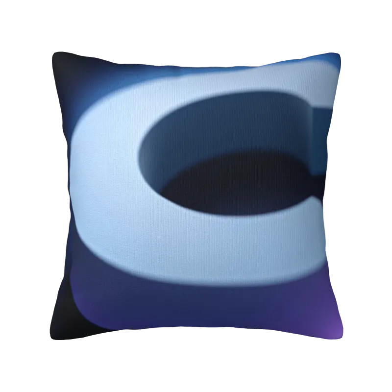 Coussin moelleux abstrait - Okomall