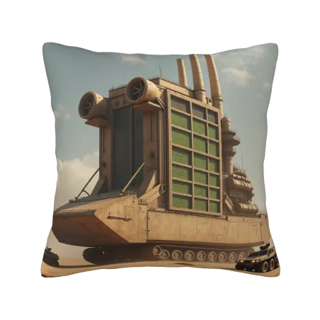Federa cuscino in stile Steampunk industriale - Okomall