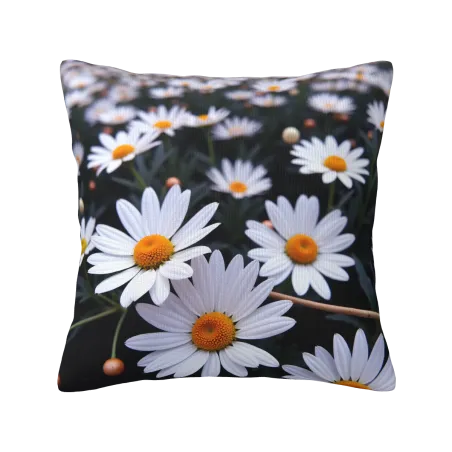 Copertura cuscino in peluche con motivo geometrico astratto - Okomall