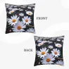 Housse de coussin en peluche à motif géométrique abstrait - Okomall