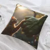 Housse de coussin en peluche sur le thème des chats - OkOmall