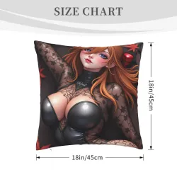 Housse de Coussin en Peluche pour Fille Séduisante - Okomall