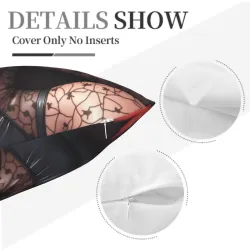 غموض الفتاة فروي غطاء وسادة - Okomall