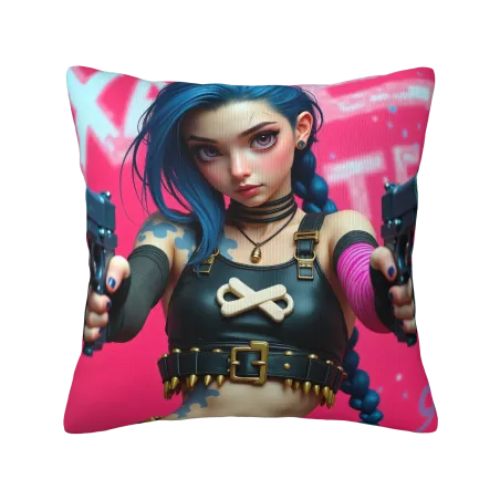 Personalized Double-Sided Printed Plush Pillow Cover - Okomall
