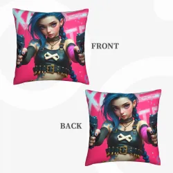 Personalized Double-Sided Printed Plush Pillow Cover - Okomall