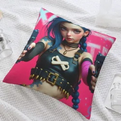 Personalized Double-Sided Printed Plush Pillow Cover - Okomall