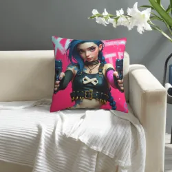 Personalized Double-Sided Printed Plush Pillow Cover - Okomall