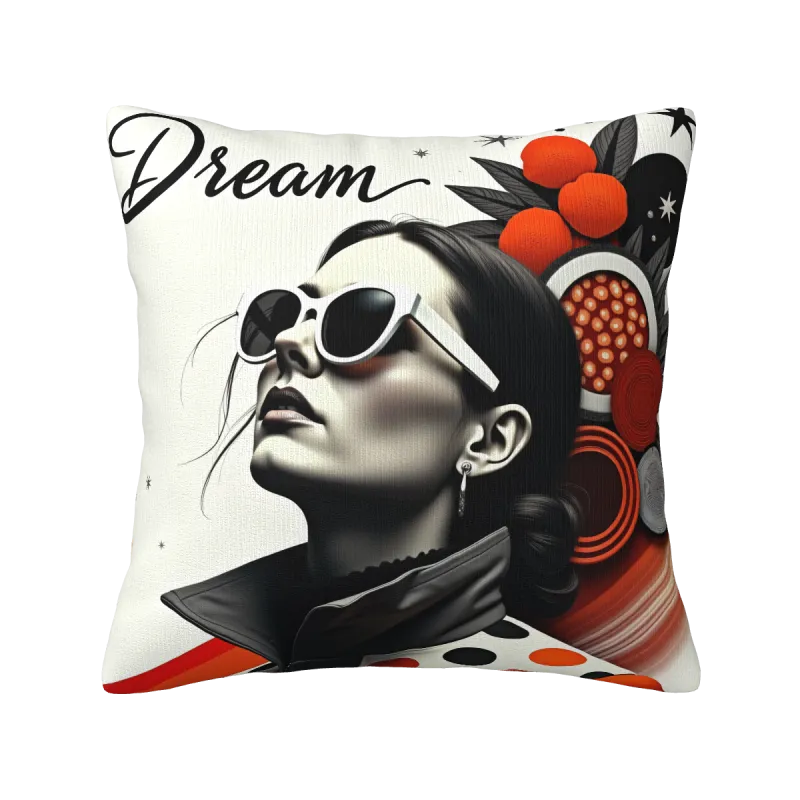 Coussin à rythme musical abstrait - Okomall Accessoires de maison créatifs